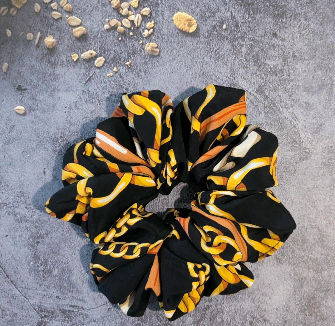 Luxury scrunchie and scarf set gift ready boxed
